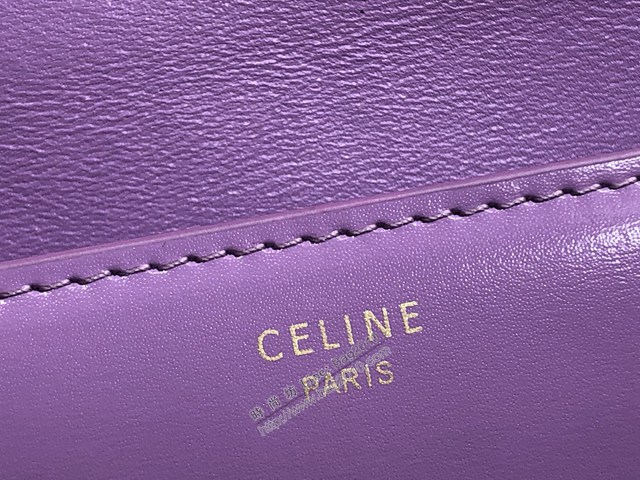 Celine專櫃2022全新系列凱旋門鏈條肩背包 賽琳CUIR TRIOMPHE皮標標誌印花鏈條包 sldj2397